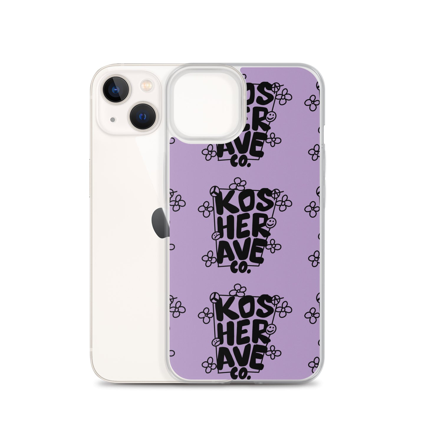 Smell The Flowers Purple iPhone Case