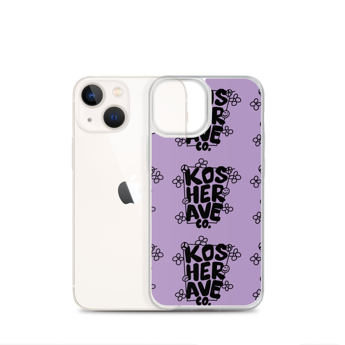 Smell The Flowers Purple iPhone Case