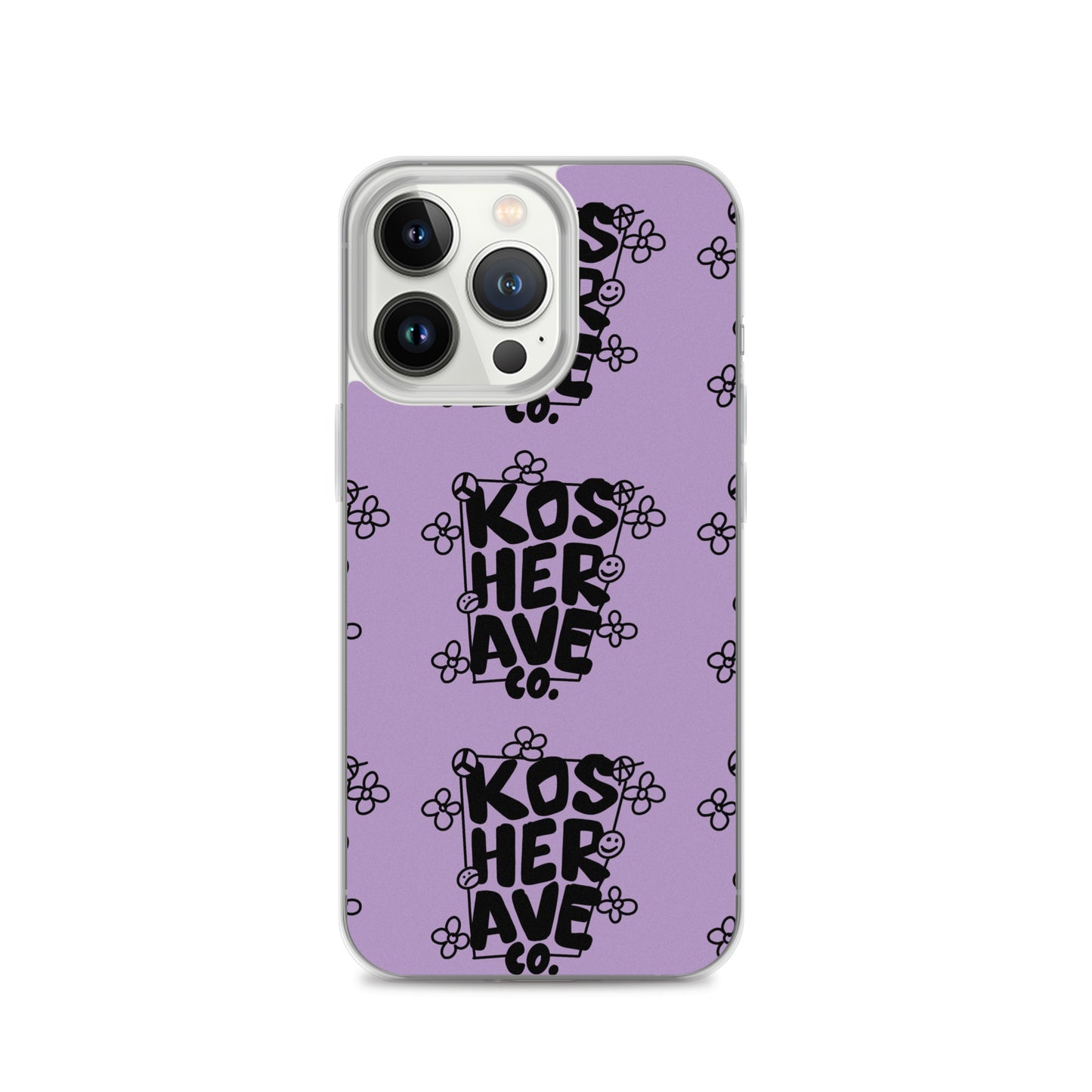 Smell The Flowers Purple iPhone Case