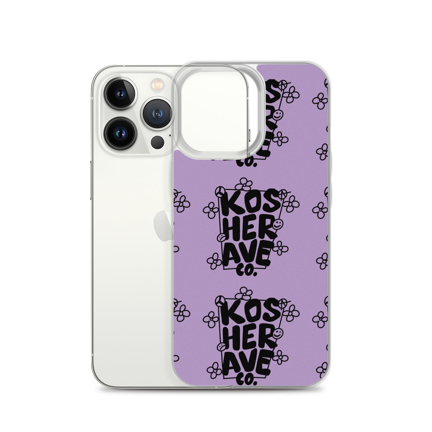 Smell The Flowers Purple iPhone Case