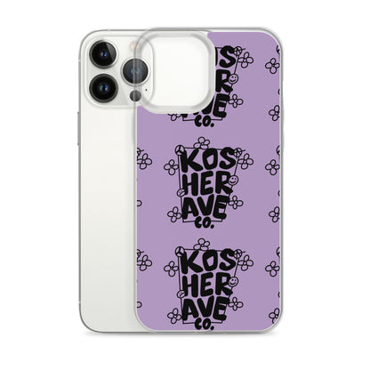 Smell The Flowers Purple iPhone Case