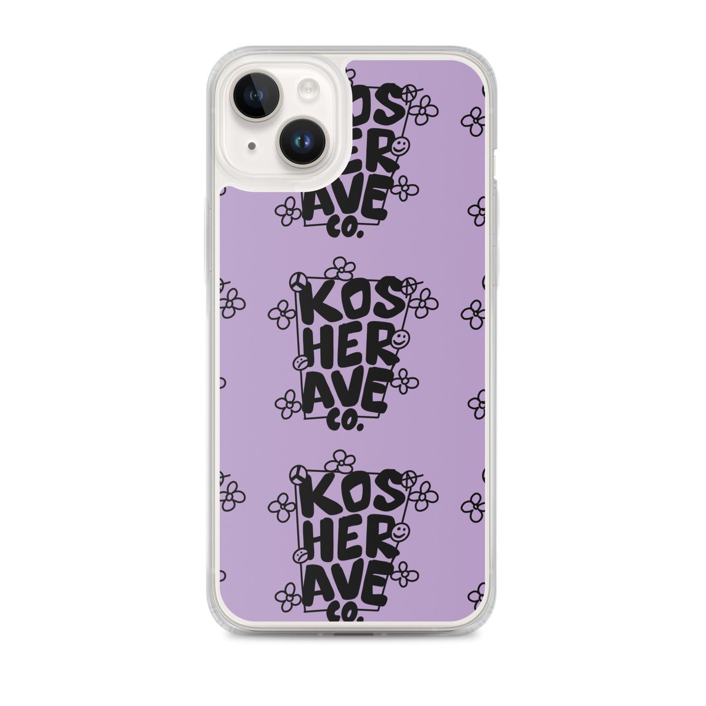 Smell The Flowers Purple iPhone Case