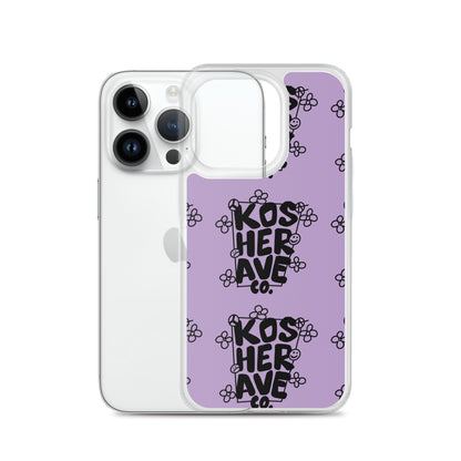 Smell The Flowers Purple iPhone Case