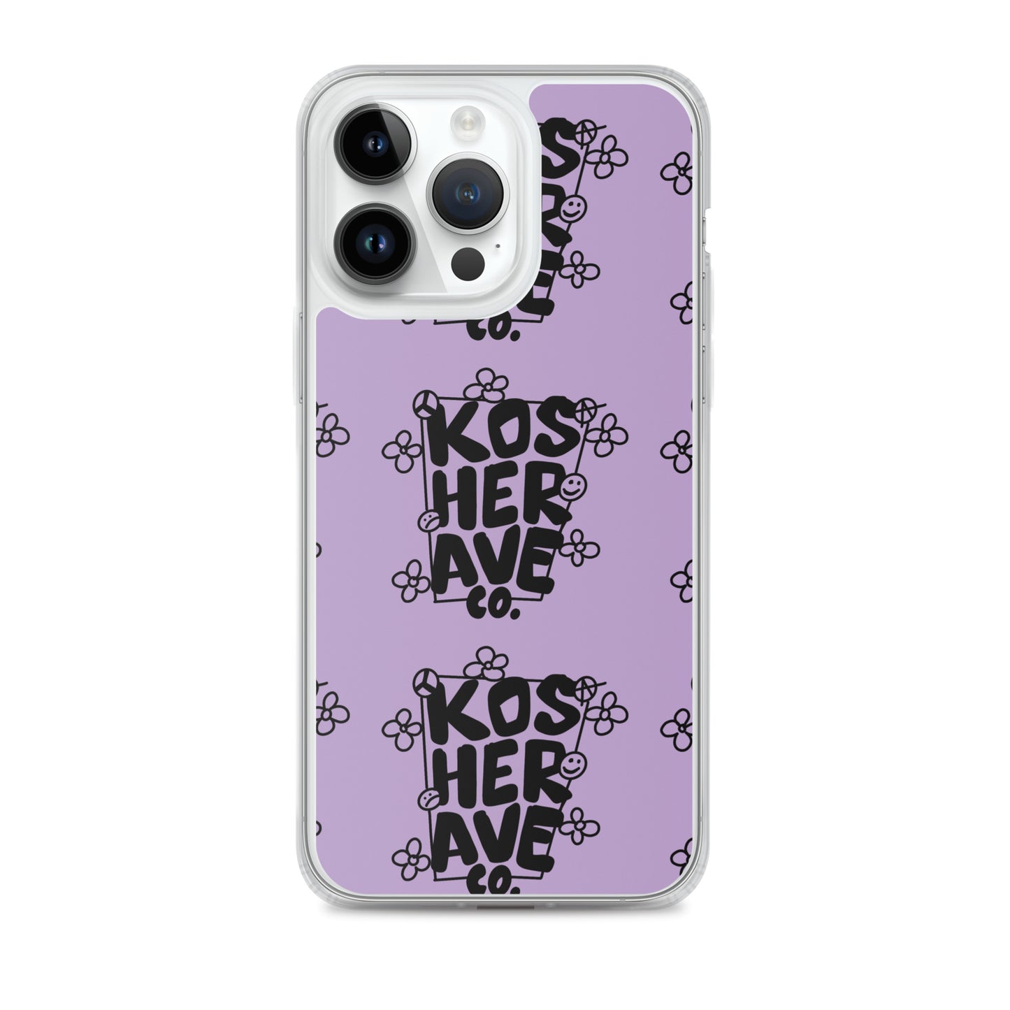 Smell The Flowers Purple iPhone Case