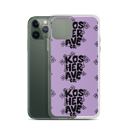 Smell The Flowers Purple iPhone Case