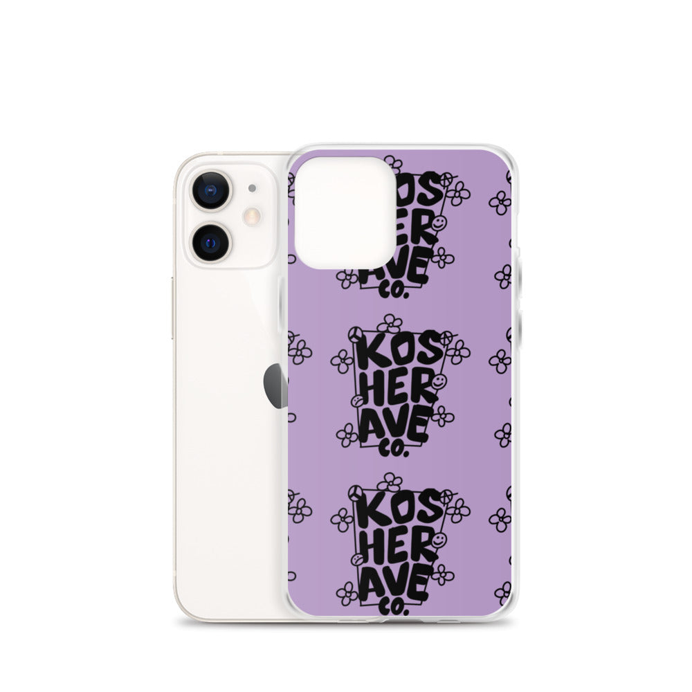 Smell The Flowers Purple iPhone Case