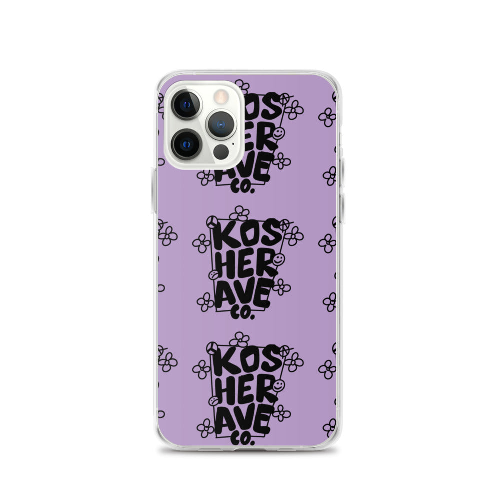 Smell The Flowers Purple iPhone Case