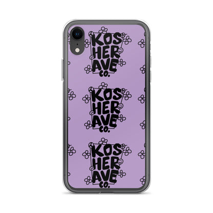 Smell The Flowers Purple iPhone Case