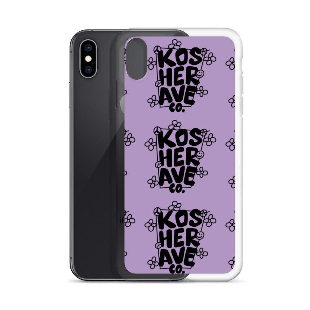 Smell The Flowers Purple iPhone Case